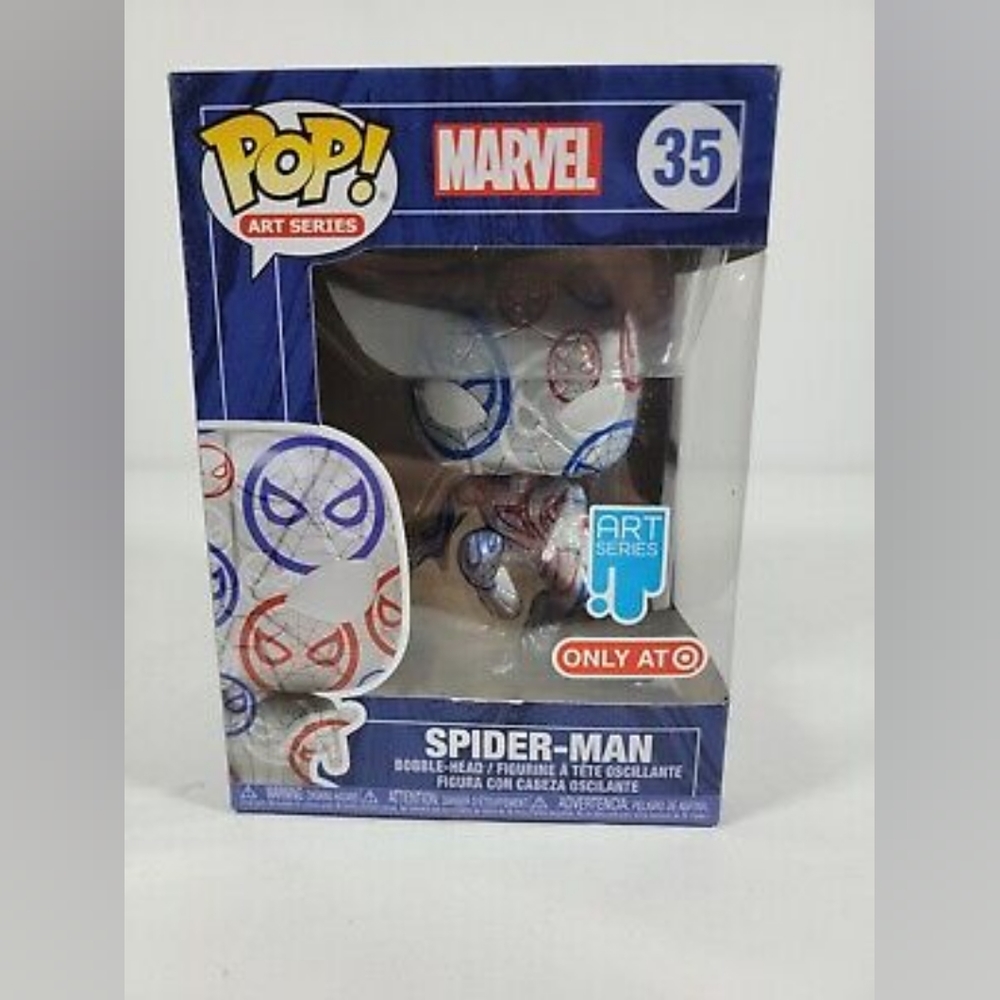 Funko POP! Art Series: Spider-man Bobble-Head Funko #35 Marvel's Spiderman NIB
